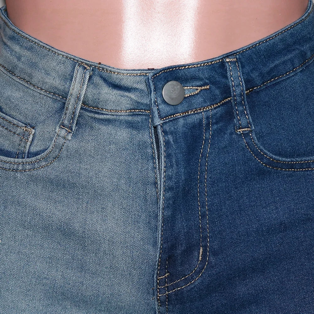 Shorts Vaqueros Rotos Talla Grande — Denim Verano Mujer 2026
