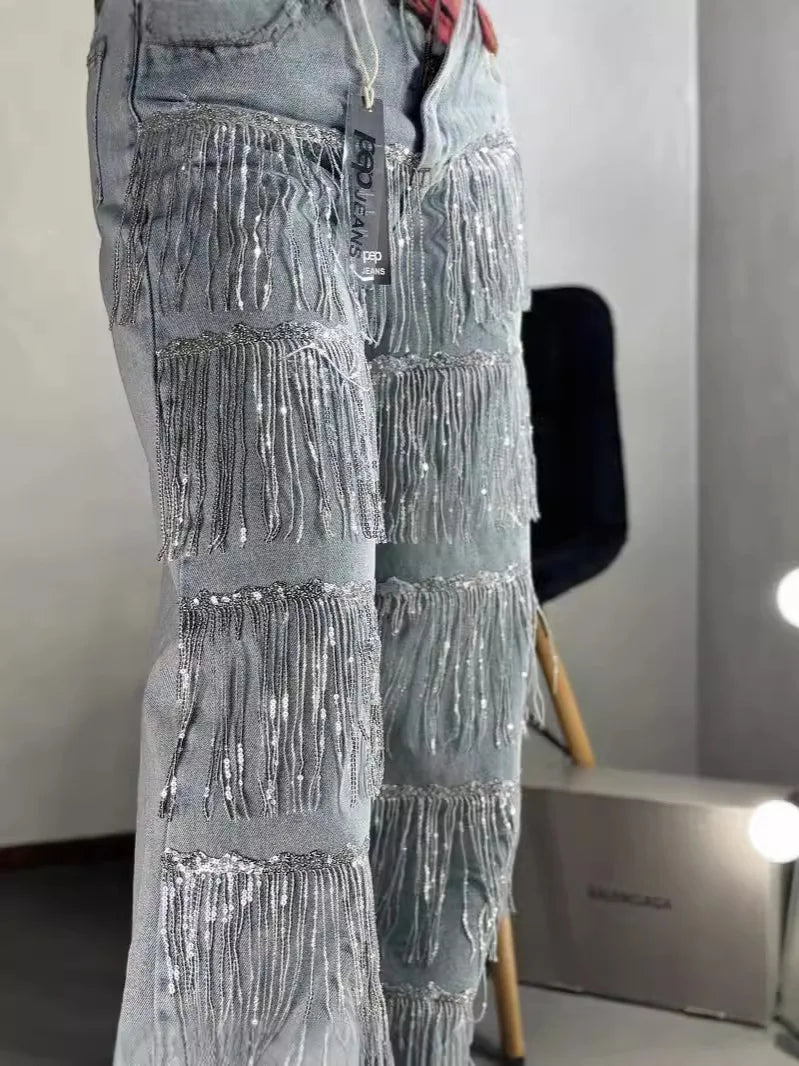 Jeans Rectos Negros Premium — Clásico Atemporal Mujer