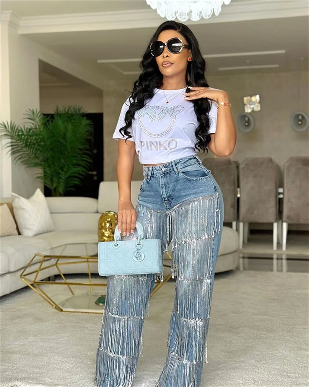 Jeans Rectos Negros Premium — Clásico Atemporal Mujer