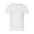 Camiseta Básica Color Sólido Slim Fit — Manga Corta Mujer Verano 2026