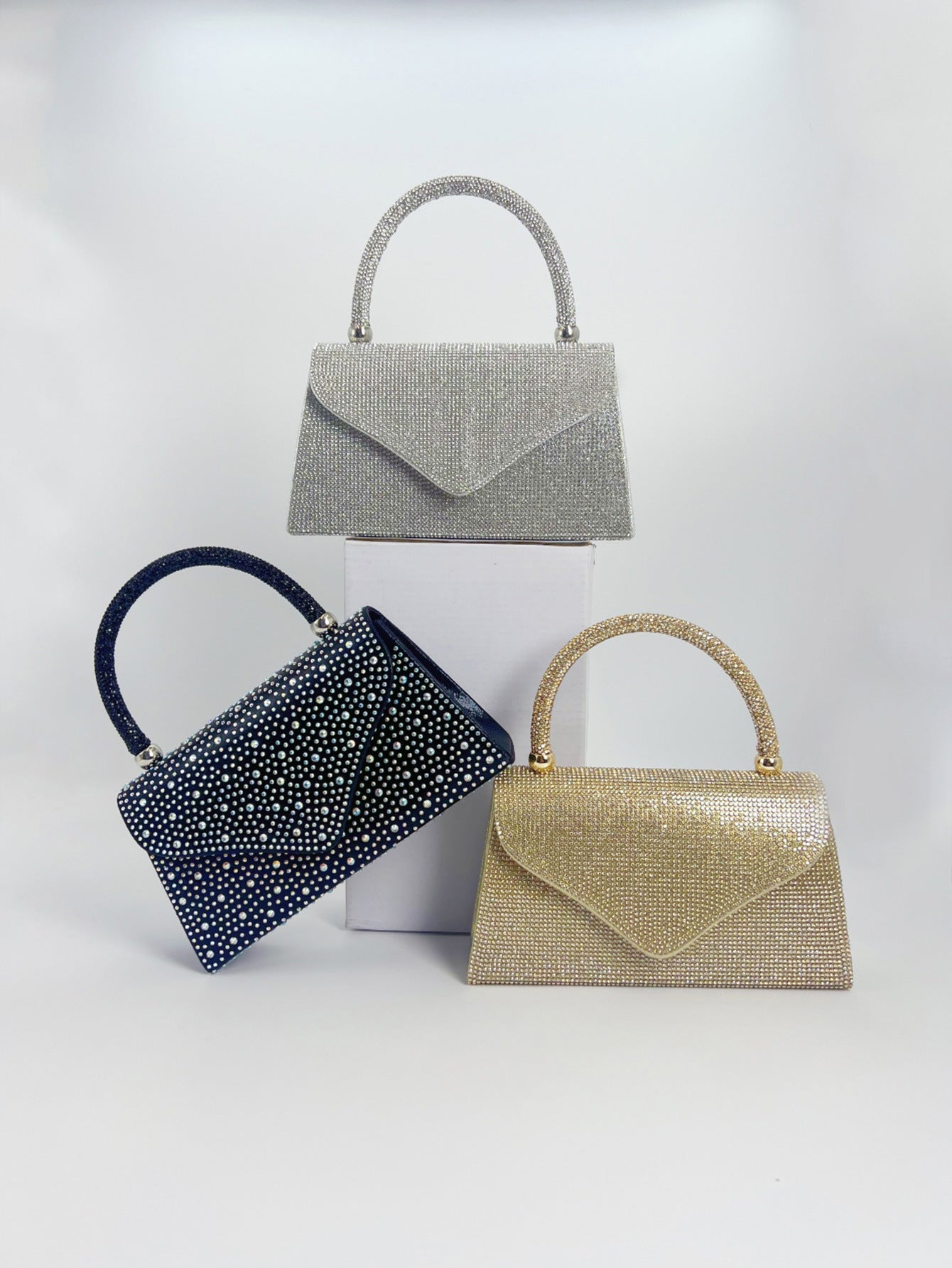 Bolso Cuadrado Retro de Noche con Cadena - Bandolera Crossbody Mujer 2025