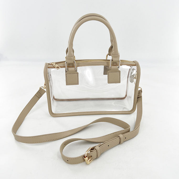 Bolso Transparente Jelly Boston - Bandolera Crossbody Retro Europea 2025