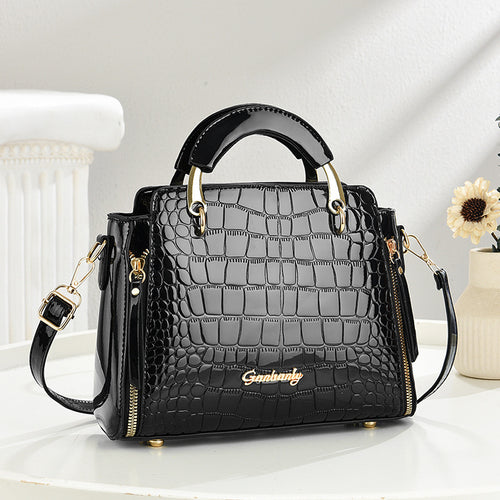 Bolso Estampado Piedra Cuadrado - Bandolera Hombro Elegante 2025