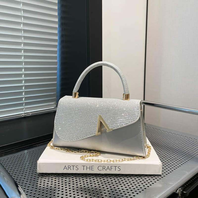 Bolso Cuadrado Pequeño de Cena con Cadena - Bandolera Crossbody Mujer 2025