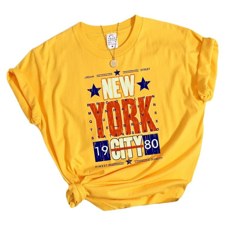 Camiseta Casual Verano — Top Suelto Versátil Tendencia Mujer 2026
