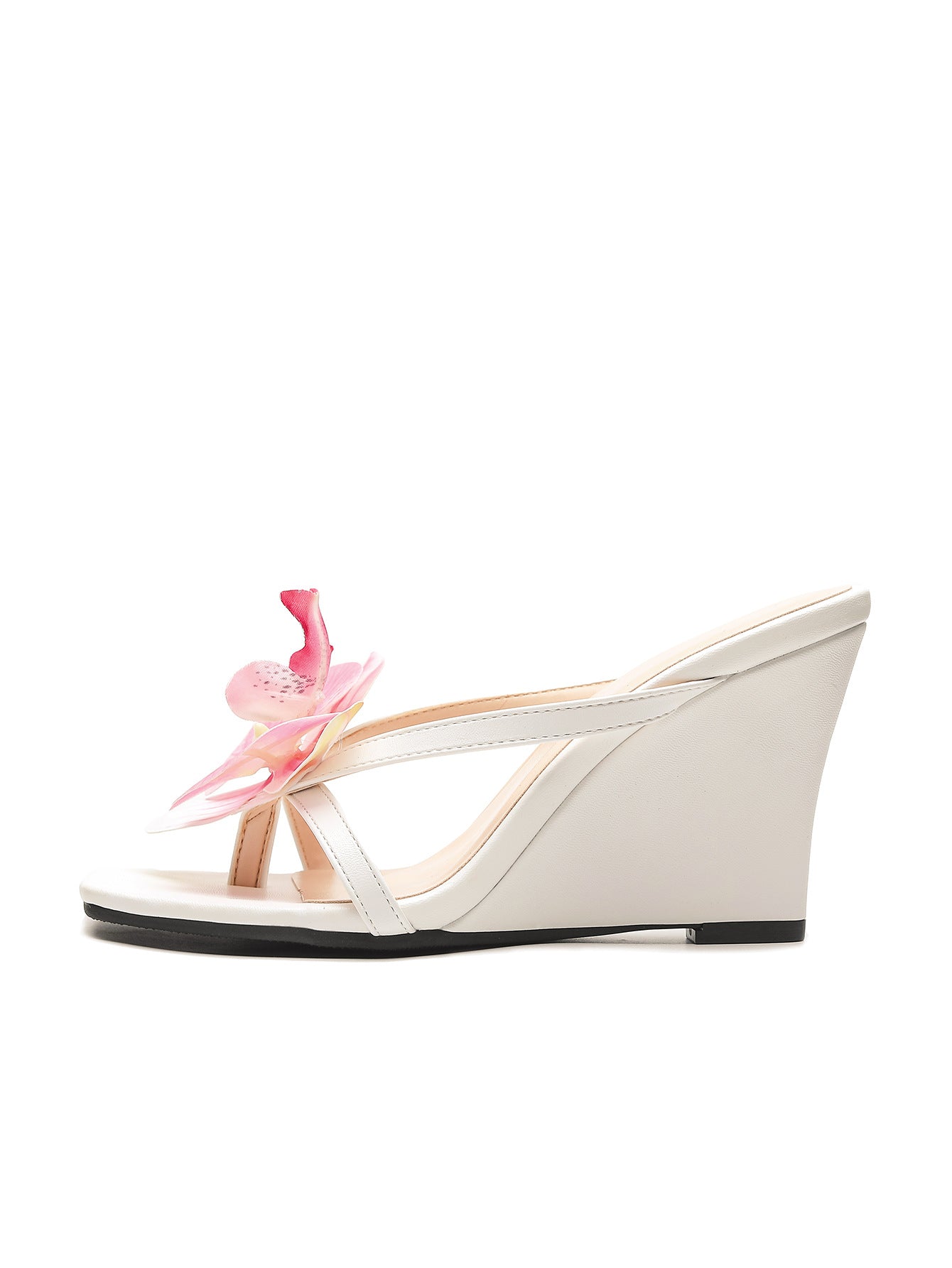 Sandalias Cuña con Flores Talla Grande | Tacón Wedge | Verano Mujer