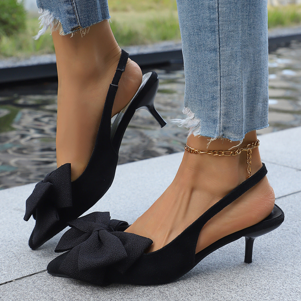 Tacones Stiletto Estampado Leopardo | Punta Fina Retro | Sandalias Elegantes 2024