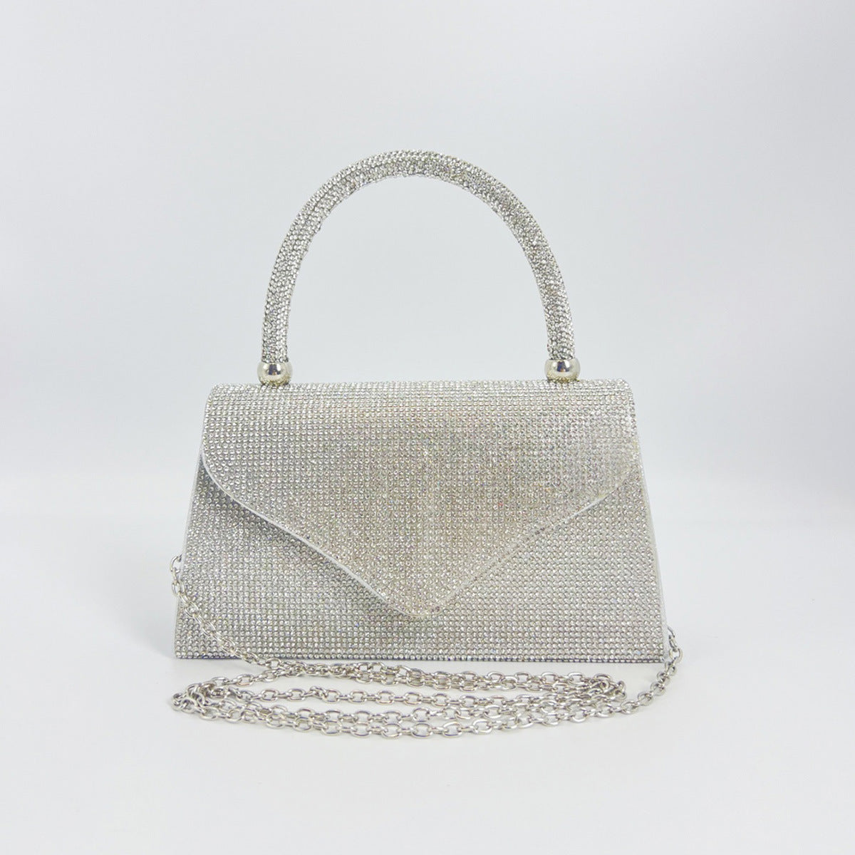 Bolso Cuadrado Retro de Noche con Cadena - Bandolera Crossbody Mujer 2025
