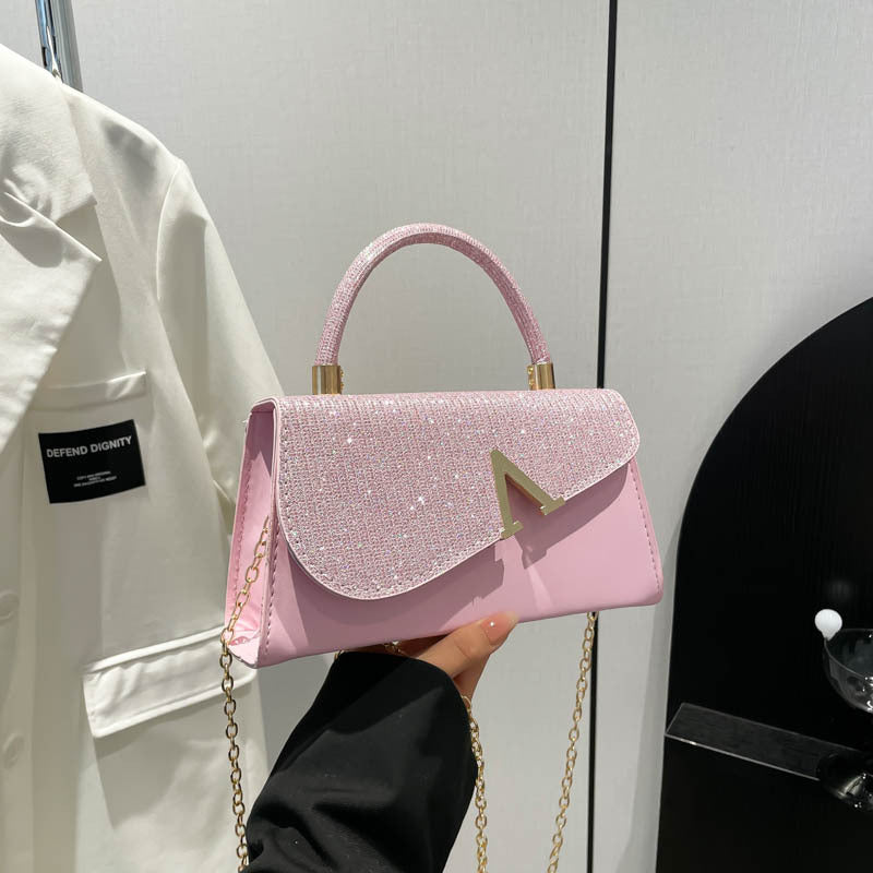 Bolso Cuadrado Pequeño de Cena con Cadena - Bandolera Crossbody Mujer 2025