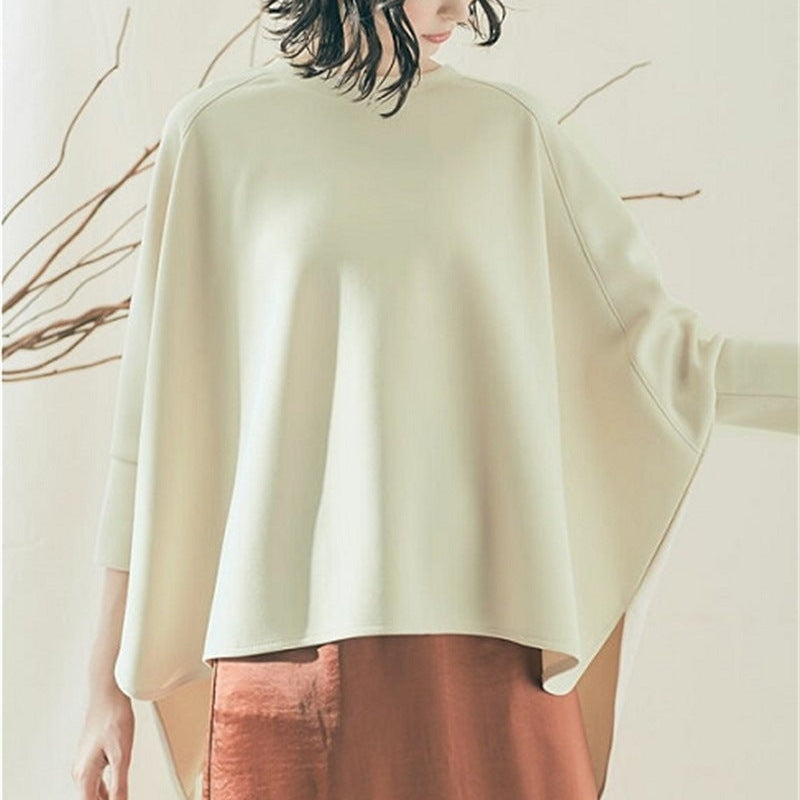 Camiseta Irregular Cuello Redondo — 5 Colores Suelta Mujer Primavera 2026