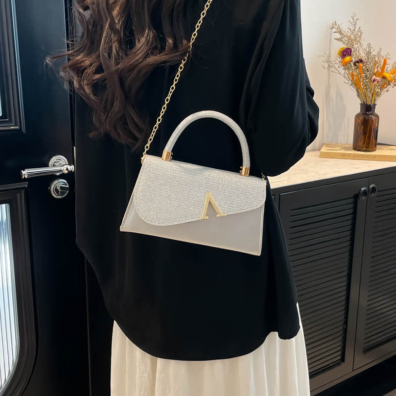 Bolso Cuadrado Pequeño de Cena con Cadena - Bandolera Crossbody Mujer 2025