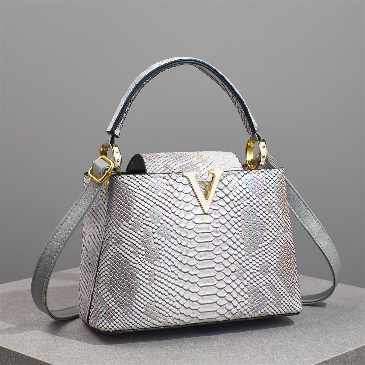 Bolso Lujo Ligero Gran Capacidad - Bandolera Hombro Estampado Serpiente 2025