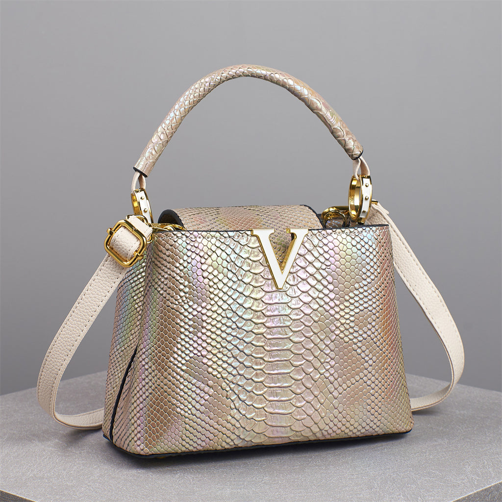 Bolso Lujo Ligero Gran Capacidad - Bandolera Hombro Estampado Serpiente 2025