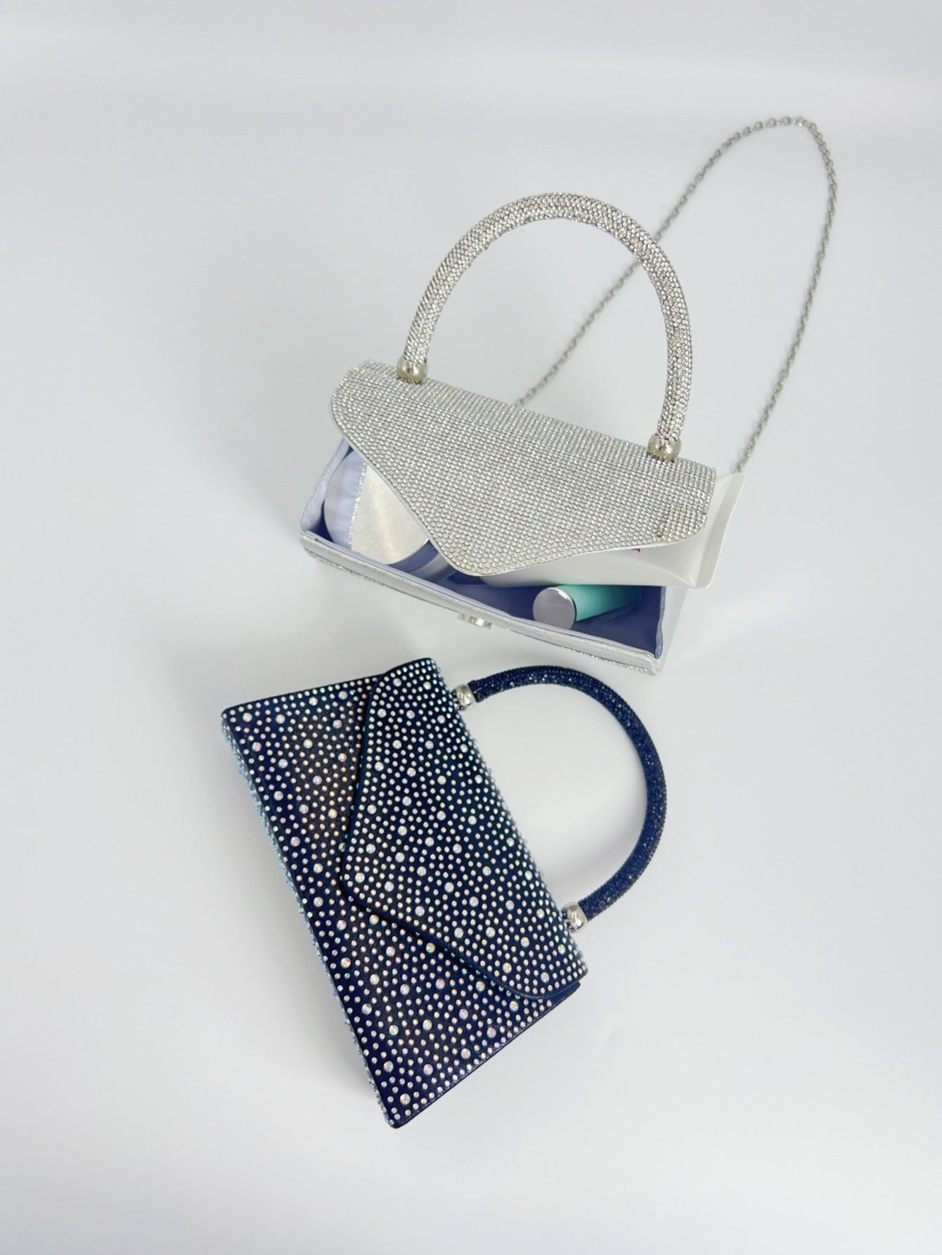 Bolso Cuadrado Retro de Noche con Cadena - Bandolera Crossbody Mujer 2025