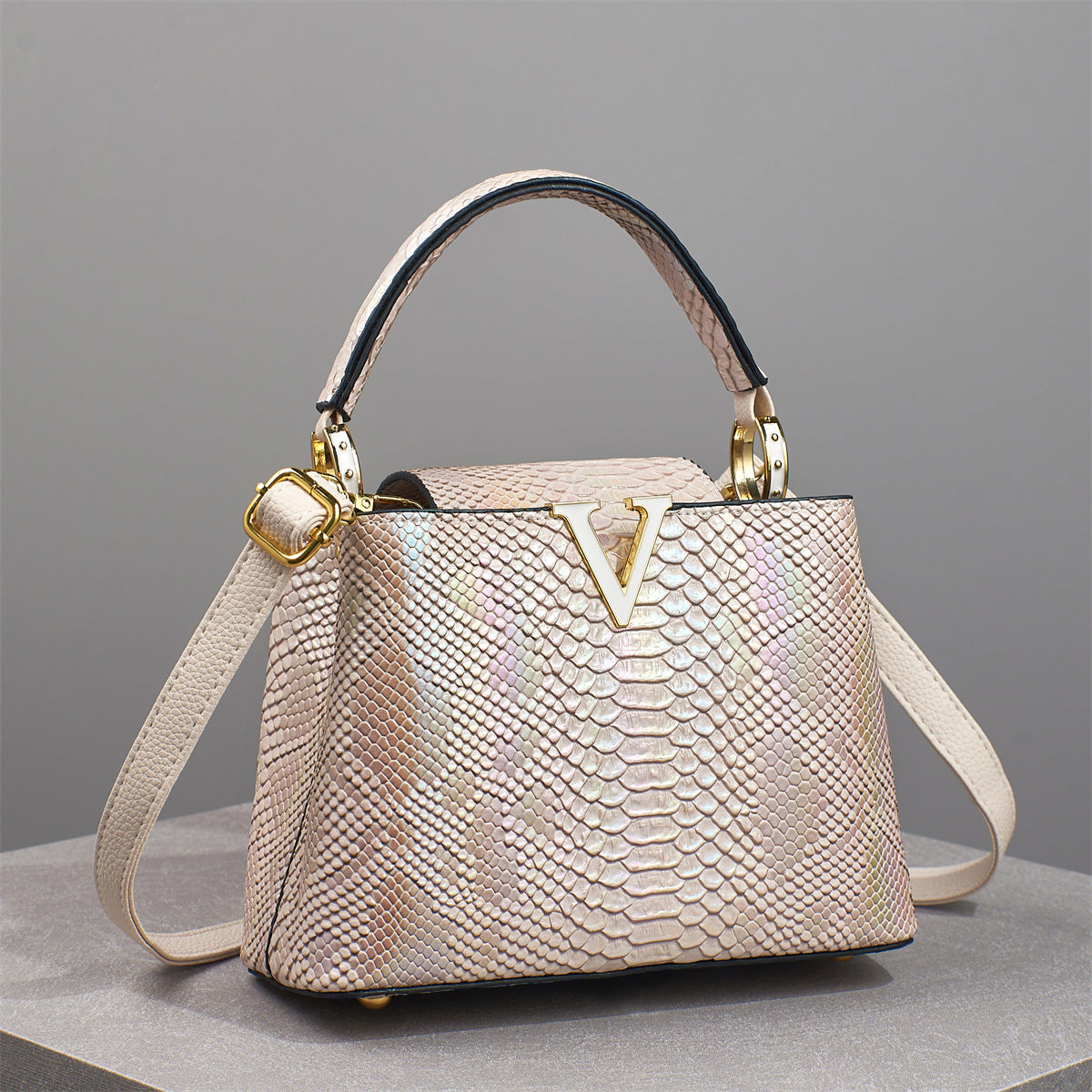 Bolso Lujo Ligero Gran Capacidad - Bandolera Hombro Estampado Serpiente 2025