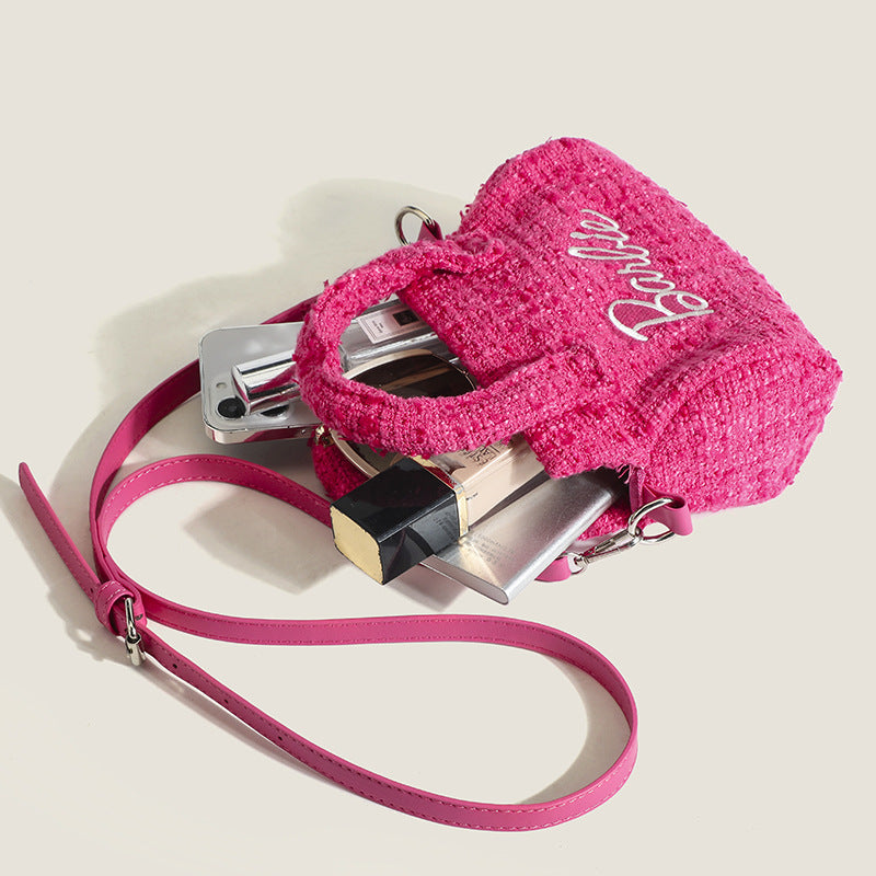 Bolso Almohada Rosa - Bandolera Hombro Diseño Único Mujer 2026